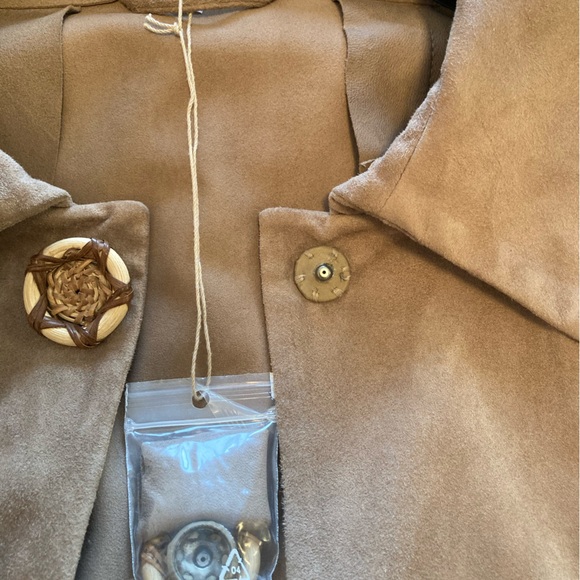 MaxMara Italian suede luxury jacket, size 12-14 - Picture 12 of 12